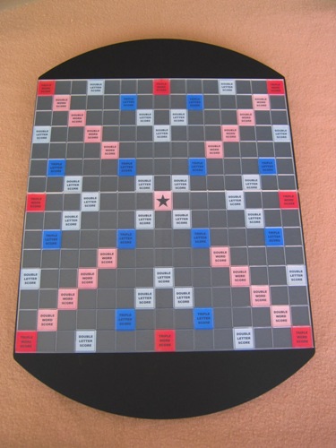 Fold Up Black Acrylic Board - Top